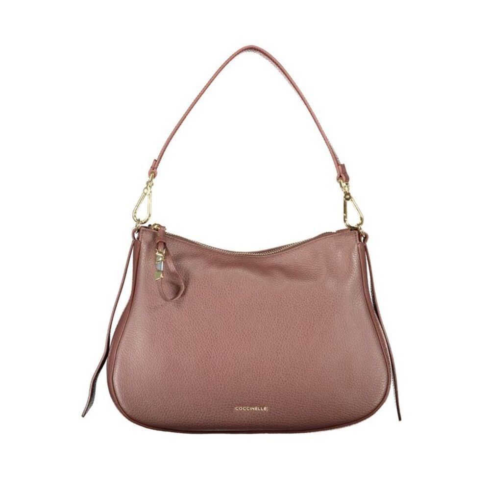 Coccinelle Brown Leather Women's Bag with Removable Strap and Internal Women's